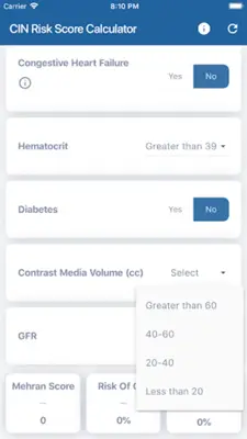 AKI Risk Calculator android App screenshot 2